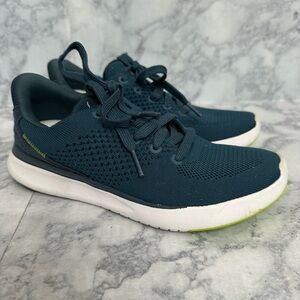 Kizik Women's Teal Blue Sneakers sz 6 Wide Slide On Hands Free Shoes